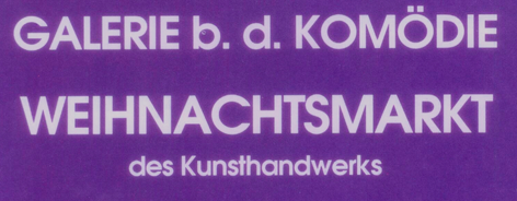 Weihnachtsmarkt, Galerie Augsburg